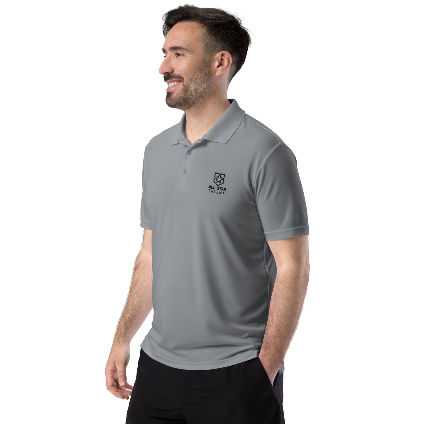 AST - Performance Polo Black Logo