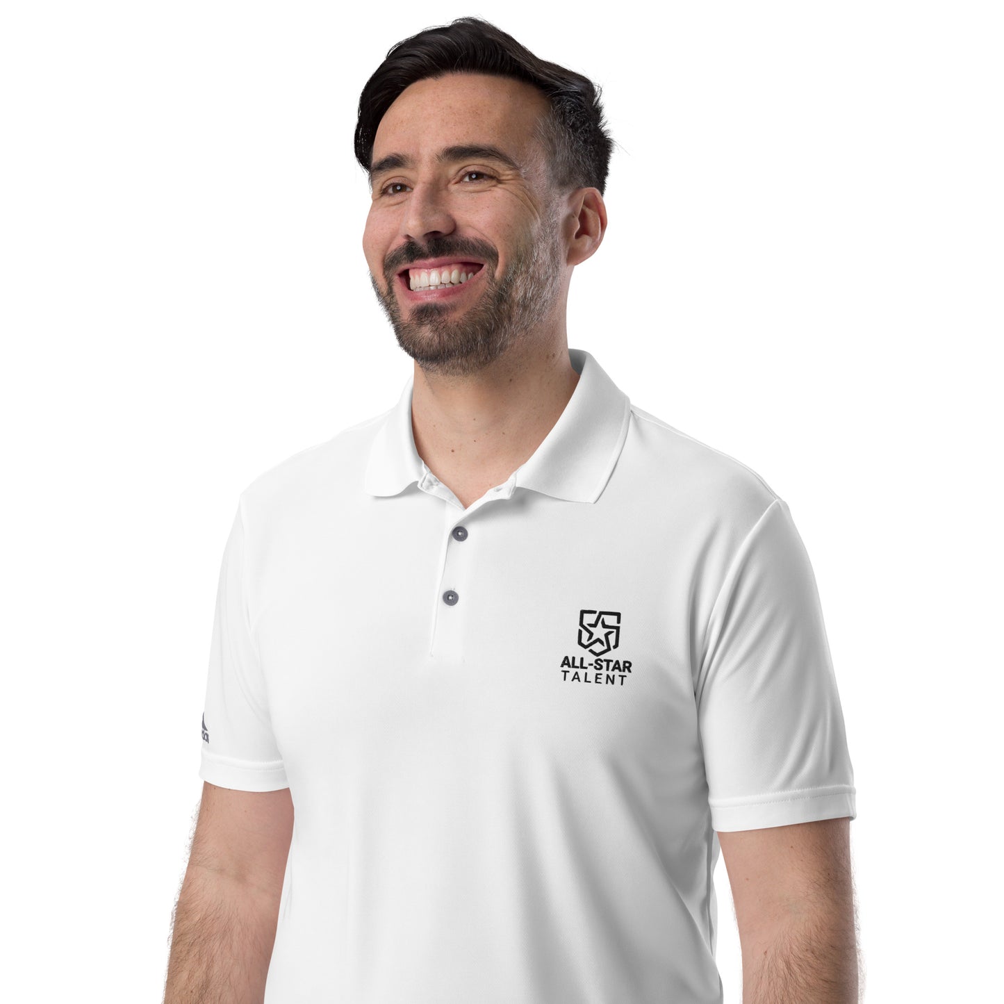 AST - Performance Polo Black Logo